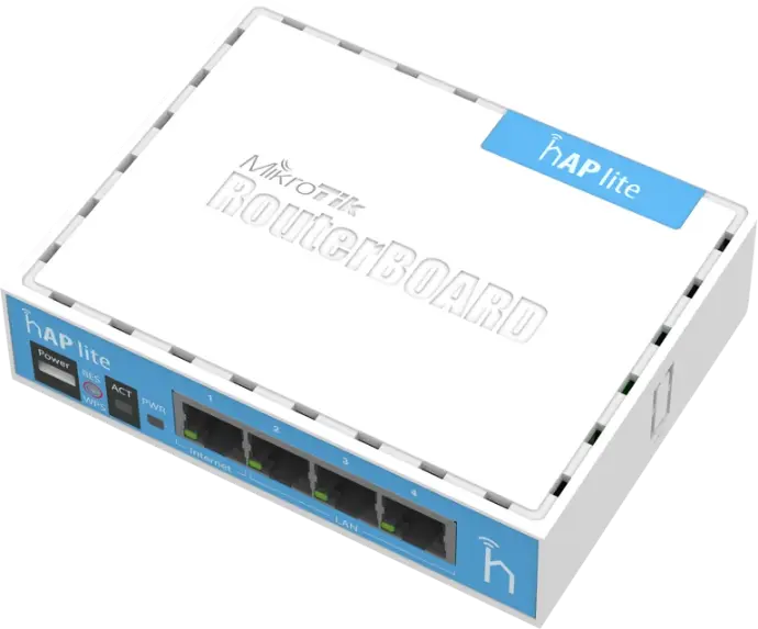 ROUTER MIKROTIK WIRELESS - hAP Lite - RB941-2nD | Grupo Cadeing